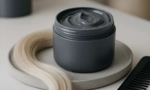 маска для волос серого цвета