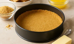 основа для пирога из печенья и масла